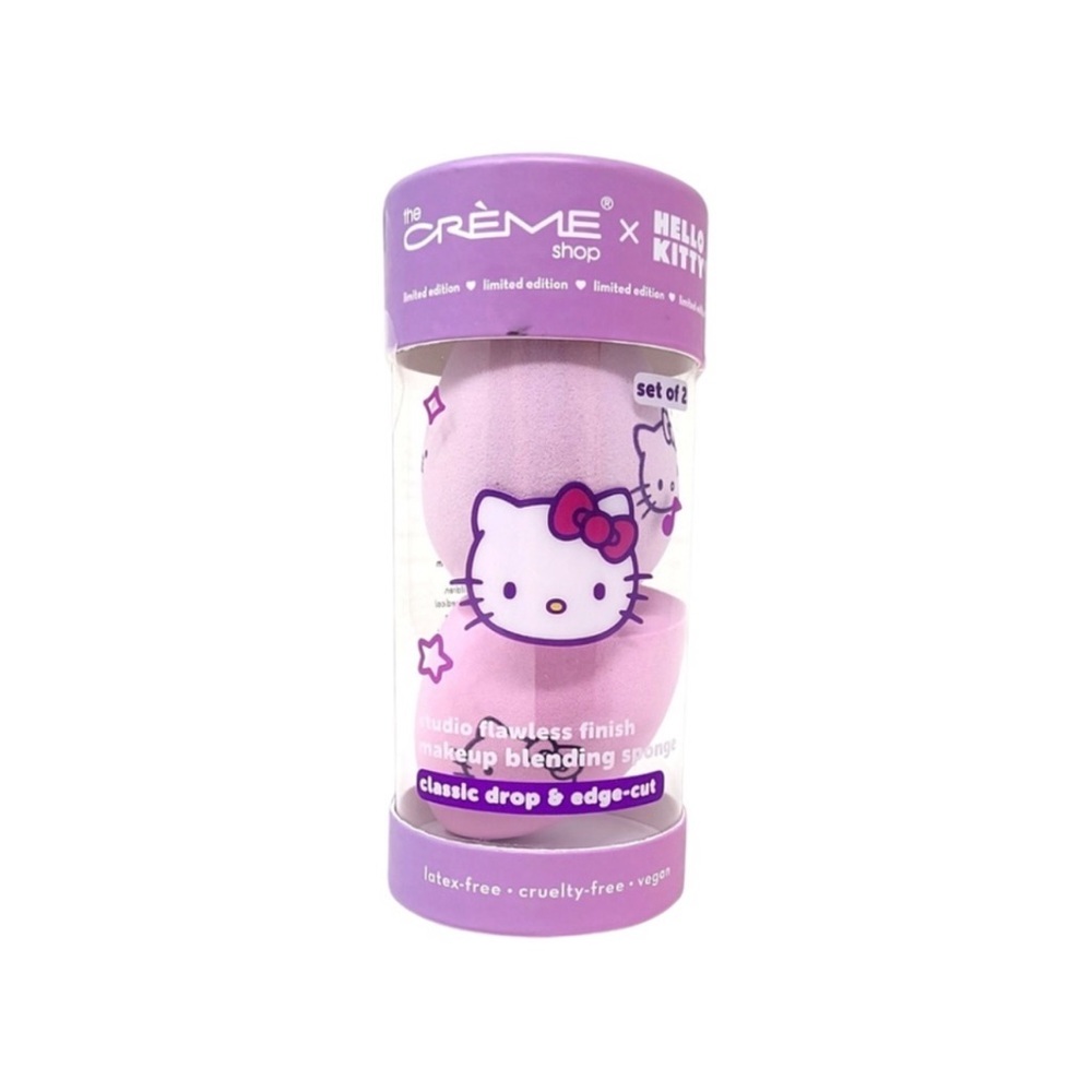 THE CREME SHOPxHello Kitty Studio Flawless Finish Makeup Blending Sponge Set NEW